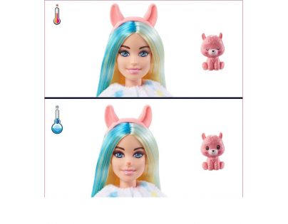 Mattel Barbie Cutie Reveal zima bábika séria 4 lama