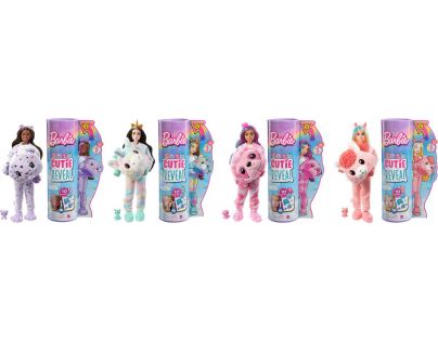 Mattel Barbie Cutie Reveal zima bábika séria 4 lama