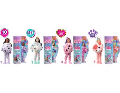 Mattel Barbie Cutie Reveal zima bábika séria 4 lama