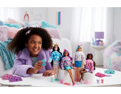 Mattel Barbie Cutie Reveal zima bábika séria 4 lama