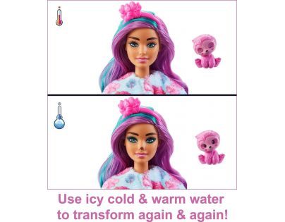 Mattel Barbie Cutie Reveal zima bábika séria 4 leňoch