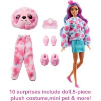 Mattel Barbie Cutie Reveal zima bábika séria 4 leňoch 5