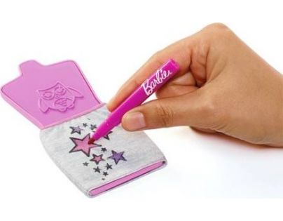 Mattel Barbie D.I.Y. návrhářské módní šablony Růžovo-fialová