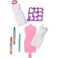 Mattel Barbie D.I.Y módní návrhářské šablony Růžovo-modrá 2