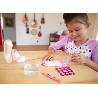 Mattel Barbie D.I.Y módní návrhářské šablony Růžovo-modrá 5