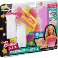 Mattel Barbie D.I.Y módní návrhářské šablony Růžovo-žlutá Mattel Barbie D.I.Y módní návrhářské šablony Růžovo-žlutá