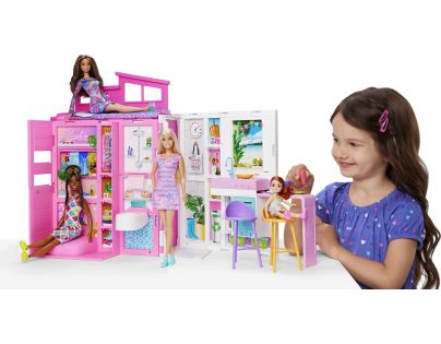 Mattel Barbie Domček s bábikou - Poškodený obal