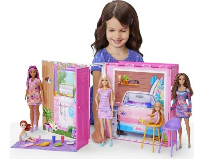 Mattel Barbie Domček s bábikou - Poškodený obal