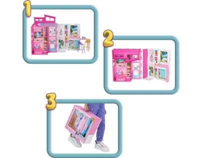 Mattel Barbie Domček s bábikou - Poškodený obal