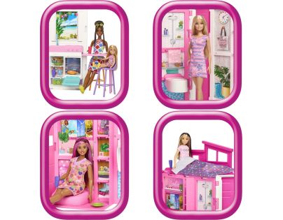 Mattel Barbie Domček s bábikou - Poškodený obal