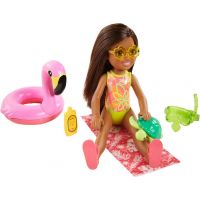 Mattel Barbie Dreamtopia Chelsea s doplnkami na pláž černoška 2