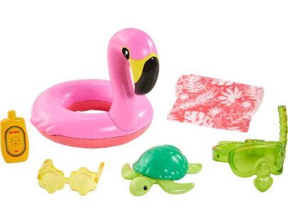 Mattel Barbie Dreamtopia Chelsea s doplnkami na pláž černoška