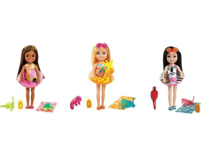 Mattel Barbie Dreamtopia Chelsea s doplnkami na pláž černoška