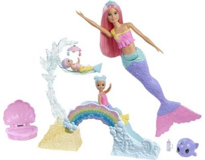Mattel Barbie Dreamtopia herný set s morskou vílou