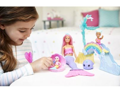 Mattel Barbie Dreamtopia herný set s morskou vílou