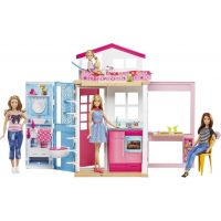 Mattel Bábika Barbie Dom 2V1 a bábika 4