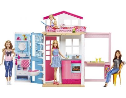 Mattel Bábika Barbie Dom 2V1 a bábika