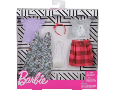 Mattel Barbie Dvojdielny set oblečenie FXJ67