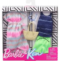 Mattel Barbie dvojdielny set oblečkov pre Barbie a Kena batikové 71 2