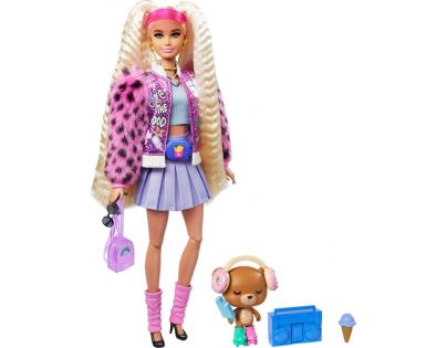 Mattel Barbie Extra blondýnka v plizované mini 8