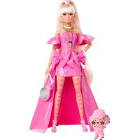 Mattel Barbie Extra módna bábika ružový look