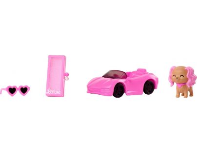 Mattel Barbie Extra Ružové šaty Zlaté osemdesiatky