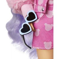 Mattel Barbie Extra s vlnitými fialovými vlasy 6 5