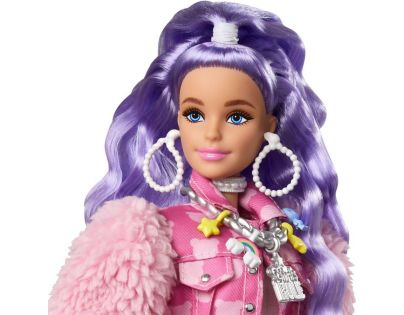 Mattel Barbie Extra s vlnitými fialovými vlasy 6