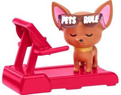 Mattel Barbie Extra Vzorovaná modrá sukňa s bundou