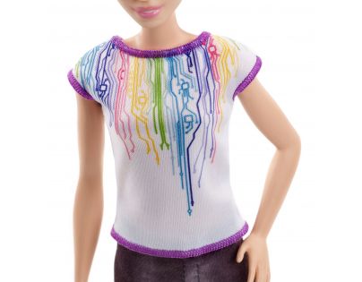 Mattel Barbie inženýrka robotiky Fialovláska