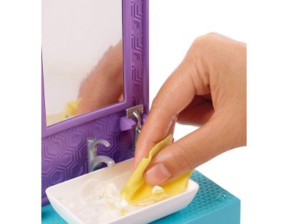 Mattel Barbie Ken s nábytkom umývadlo