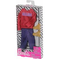 Mattel Barbie KENOVA oblečky červená mikina MALIBU 2