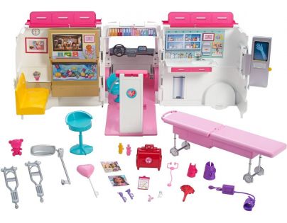 Mattel Barbie klinika na kolesách