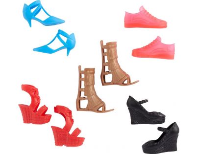 Mattel Barbie kolekce botek červené boty