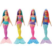Mattel Barbie čarovná morská víla vlasy ružovo-modré 2