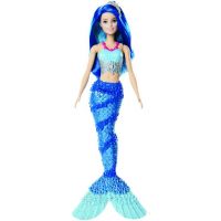 Mattel Barbie kouzelná mořská víla modré vlasy, modrá ploutev Mattel Barbie kouzelná mořská víla modré vlasy, modrá ploutev