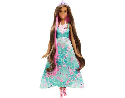 Mattel Barbie kouzelné barevné vlasy brunetka