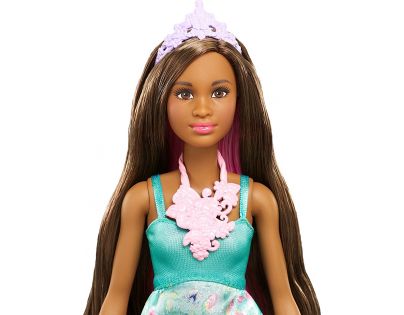 Mattel Barbie kouzelné barevné vlasy brunetka