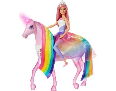 Mattel Barbie kouzelný jednorožec a panenka - Poškodený obal