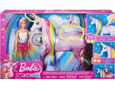 Mattel Barbie kouzelný jednorožec a panenka - Poškodený obal