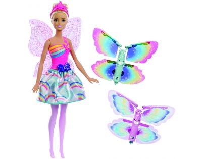 Mattel Barbie Létající víla s křídly Blondýnka