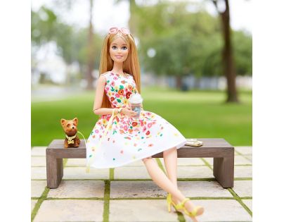 Mattel Barbie Look Květinové šaty