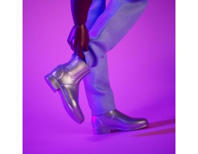 Mattel Barbie Looks Ken s čiernymi kučeravými vlasmi v Y2K outfite