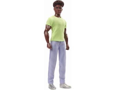 Mattel Barbie Looks Ken s čiernymi kučeravými vlasmi v Y2K outfite