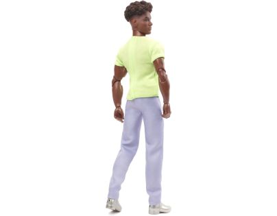 Mattel Barbie Looks Ken s čiernymi kučeravými vlasmi v Y2K outfite