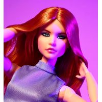 Mattel Barbie Looks rusovláska vo fialovom outfite 4