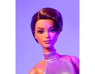 Mattel Barbie Looks s krátkymi vlasmi v ružovom outfite - Poškodený obal