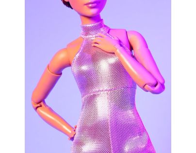 Mattel Barbie Looks s krátkymi vlasmi v ružovom outfite - Poškodený obal