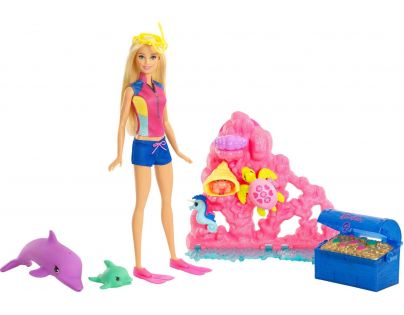 Mattel Barbie magický delfín hrací set
