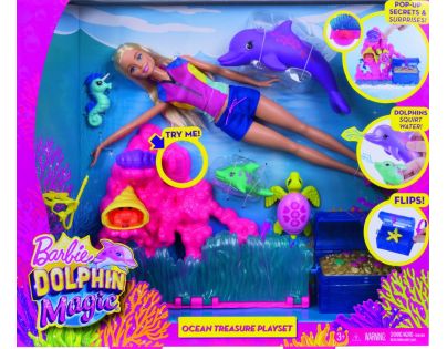 Mattel Barbie magický delfín hrací set